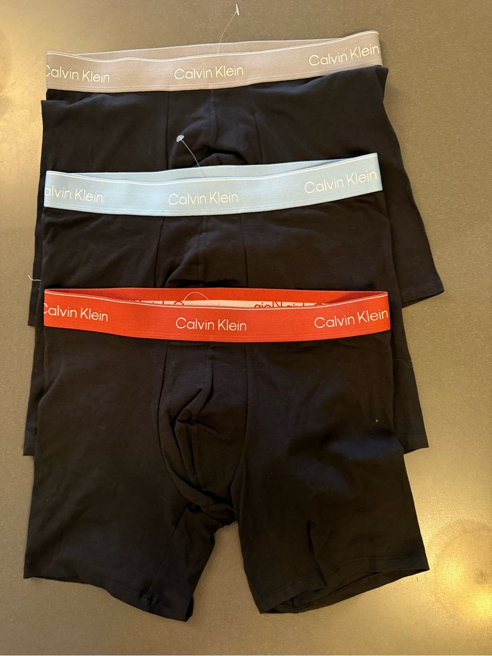New Calvin Klein Black Boxer Briefs. Cotton